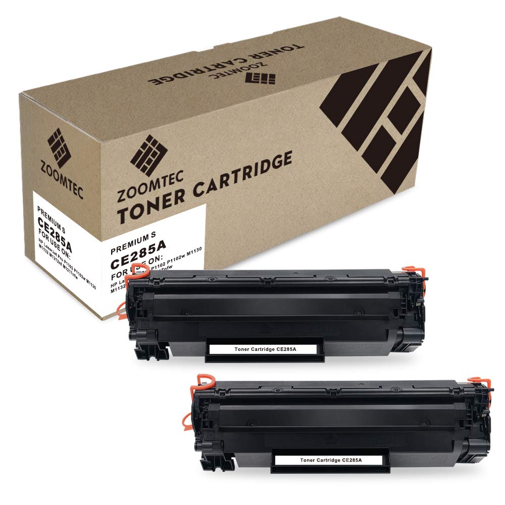 ZOOMTEC CE285A 85A Tonerkartusche für HP Laserjet Pro P1102 P1102w P1100 M1130 M1132 M1132mfp M1212