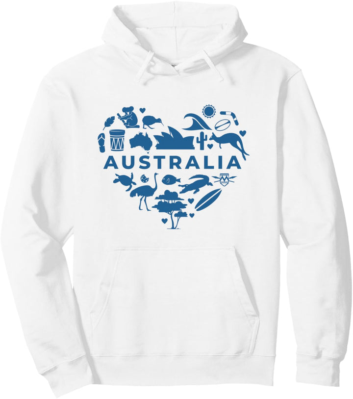 Australia Flagge Australier Land Damen Herren Fun Australien Pullover Hoodie