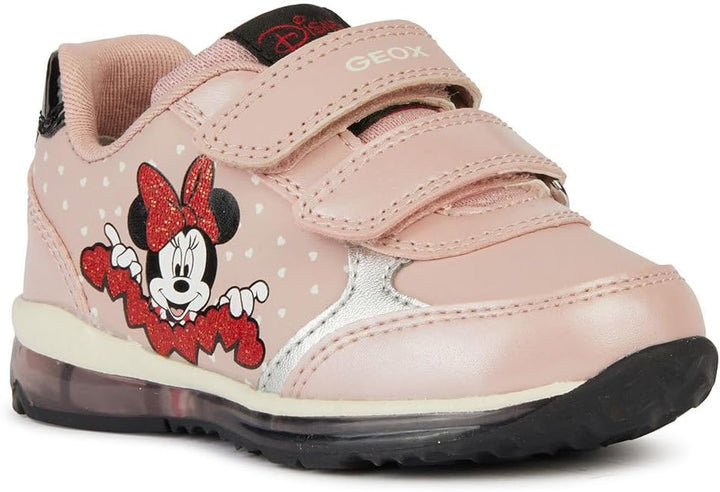 Geox Baby-Mädchen B Todo Girl Sneaker 20 EU Old Rose, 20 EU Old Rose