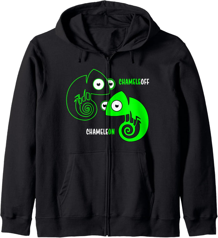 Lustig Cameleon Cameleoff Geschenk Lustiger Spruch Kapuzenjacke