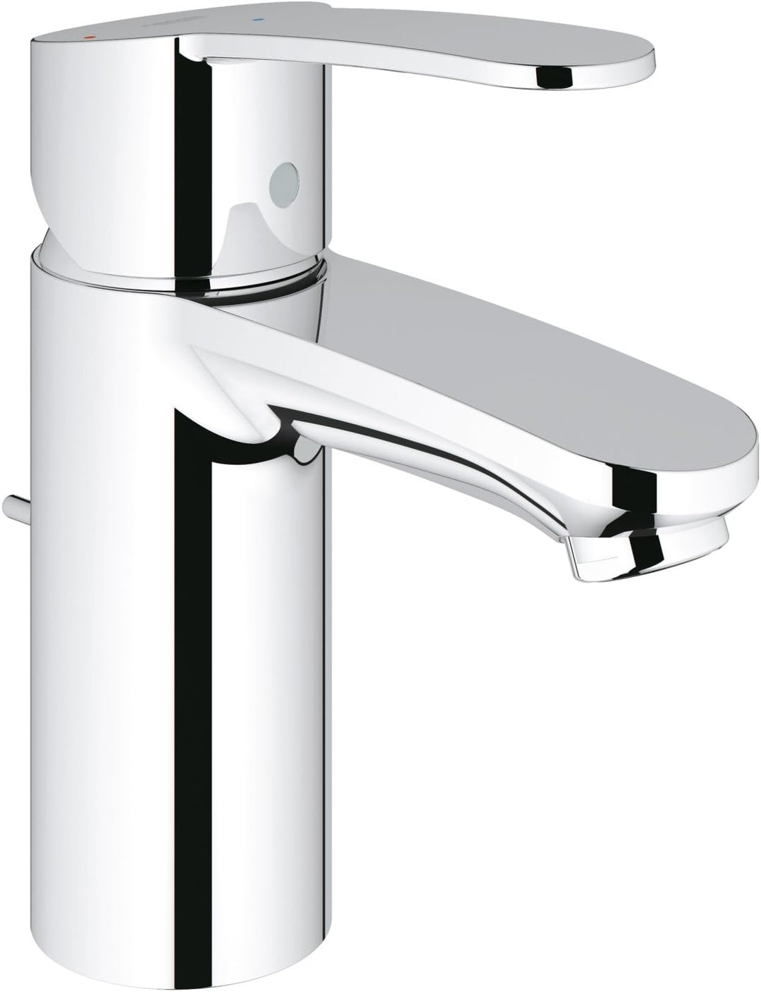 Grohe 2337420E Eurostyle Cosmopolitan, Badarmatur - Einhand-Waschtischbatterie, mit Zugstange, Energ