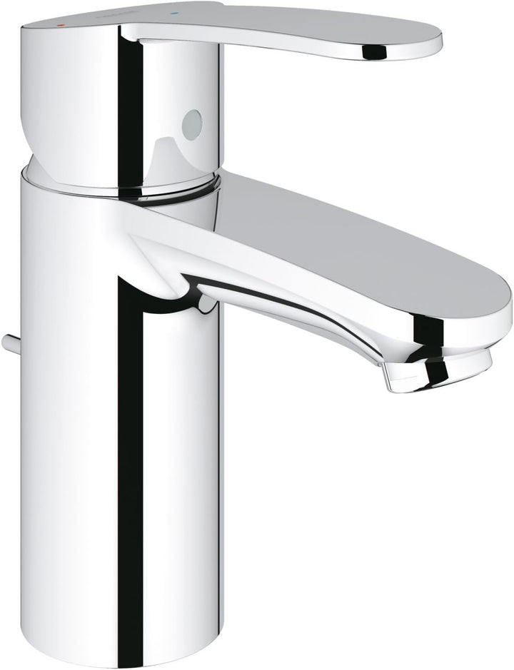 Grohe 2337420E Eurostyle Cosmopolitan, Badarmatur - Einhand-Waschtischbatterie, mit Zugstange, Energ