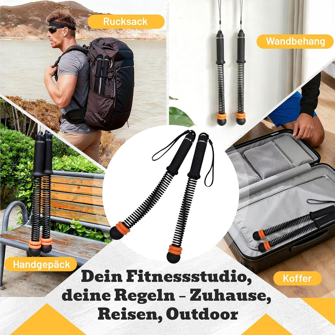 Weighted Battle Rope Ohne Seil - Verstellbare Battle Ropes für Zuhause, leises Seilloses Battle Rope