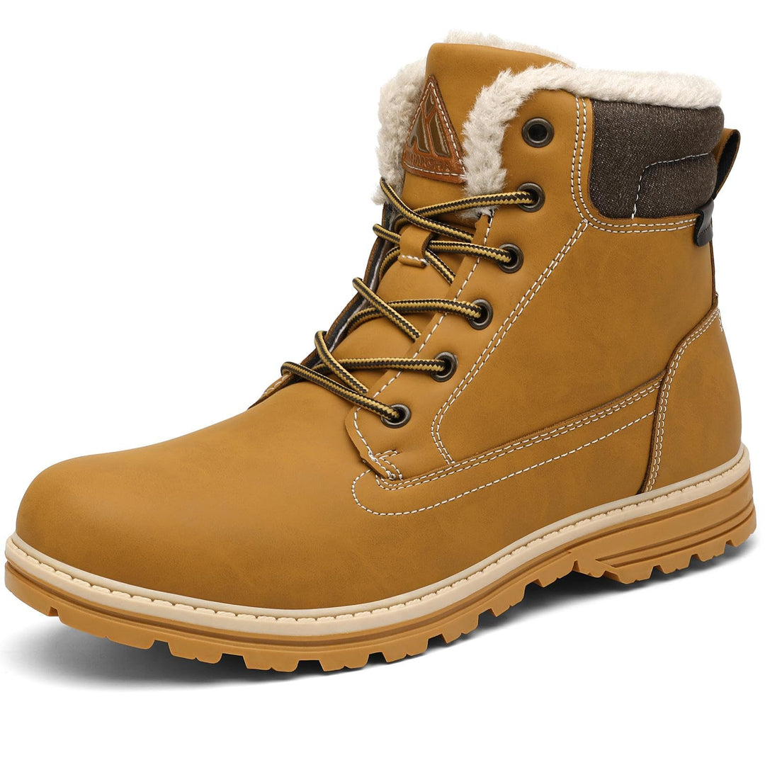 Mishansha Unisex Winterschuhe Herren Warme Gefütterte Winterstiefel Damen Wasserabweisend Wanderschu