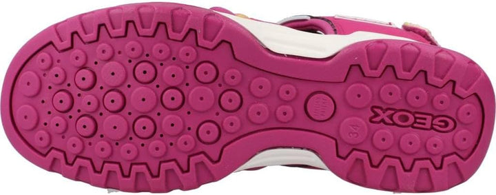 Geox Mädchen J Borealis Girl Sandal, 27 EU Cyclamen