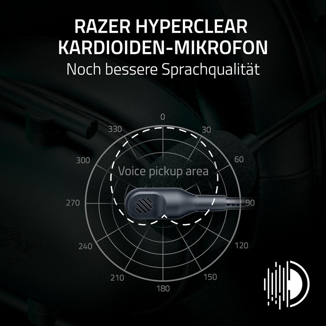 Razer BlackShark V2 X (Xbox) - Kabelgebundenes E-Sport Headset für Konsole Xbox S-X (250g, Kardioide
