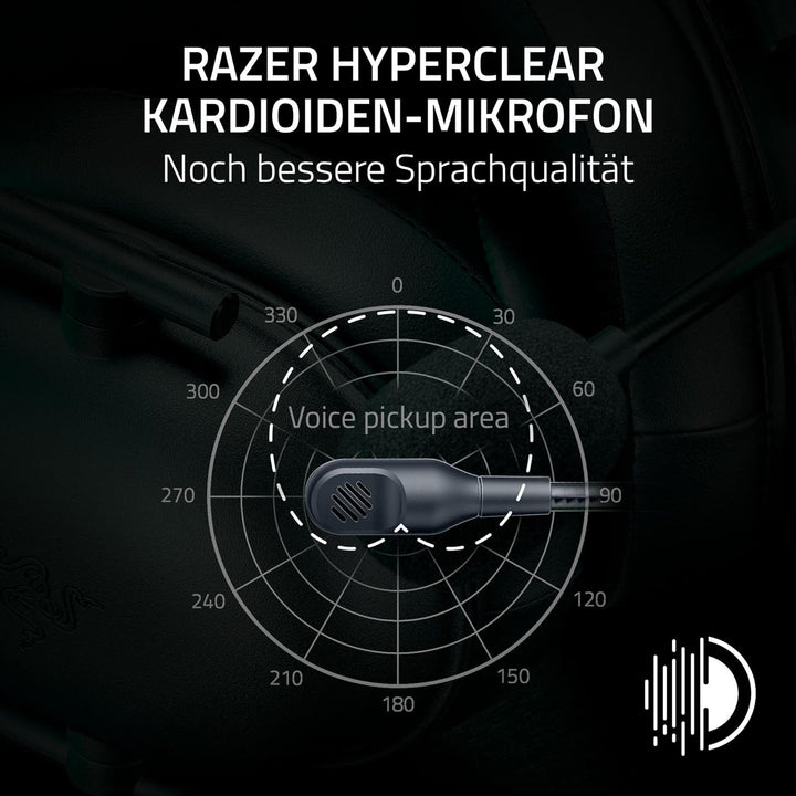 Razer BlackShark V2 X (Xbox) - Kabelgebundenes E-Sport Headset für Konsole Xbox S-X (250g, Kardioide