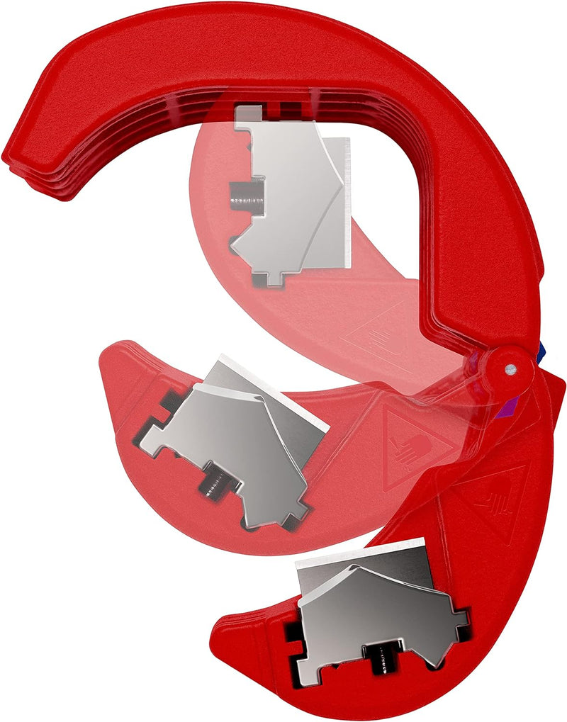 Knipex Rohrschneider für Kunststoffrohre (Elektroinstallation) 185 mm 94 10 185 & BiX® Schneider für