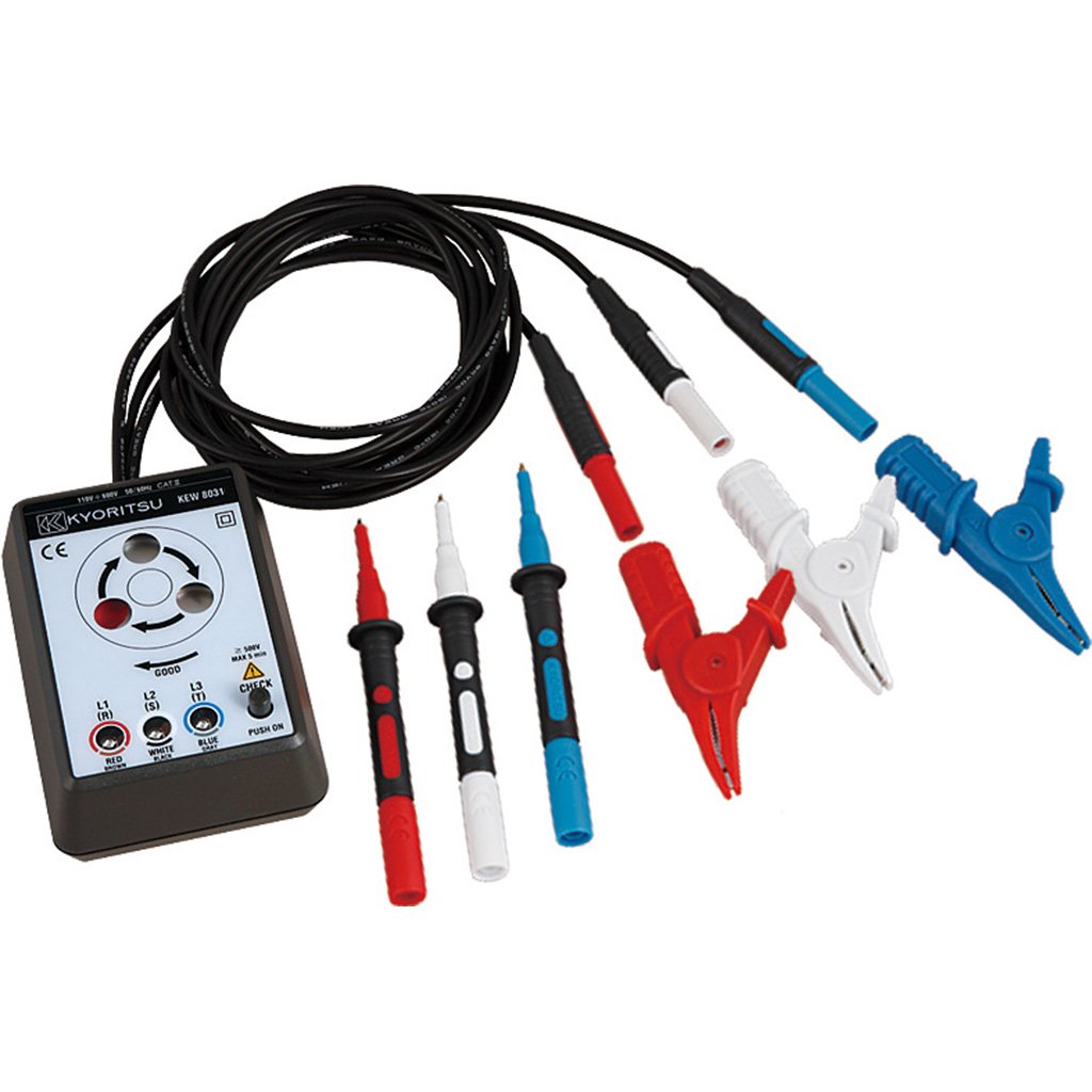 Kyoritsu KEW 8031 Indikator der Sinne zyklische der Phasen durch Drehhilfe A Motor, grau