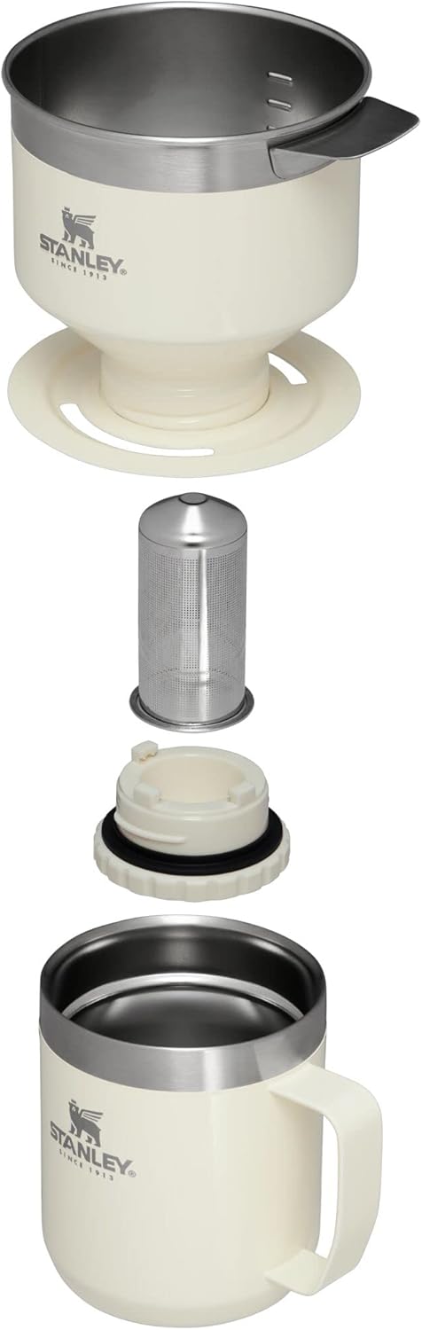 STANLEY Classic Perfect-Brew Pour Over Set Creme Gloss Cremeglanz, Cremeglanz