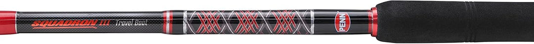 PENN Squadron III Reisebootrute, Spinnruten für Salzwasserangeln, High Modulus 24T Carbon Rohlinge,