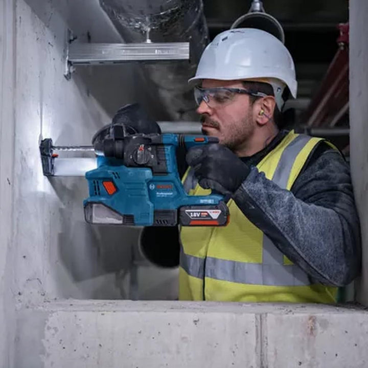 Bosch Professional 18V System Akku-Bohrhammer GBH 18V-22 (mit SDS plus, ideal zum Bohren von 6- bis