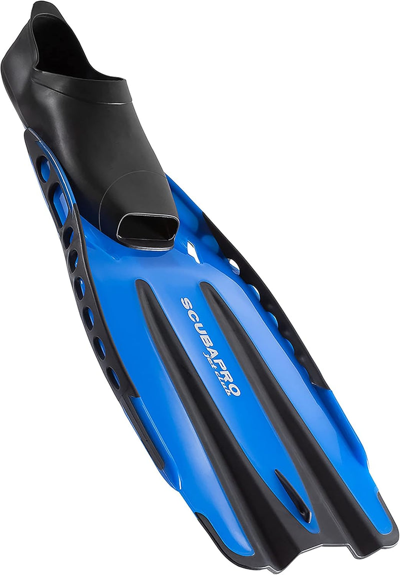 Schnorchelflossen Jet Club Vollfussflossen von Scubapro Blau 36-37, Blau 36-37