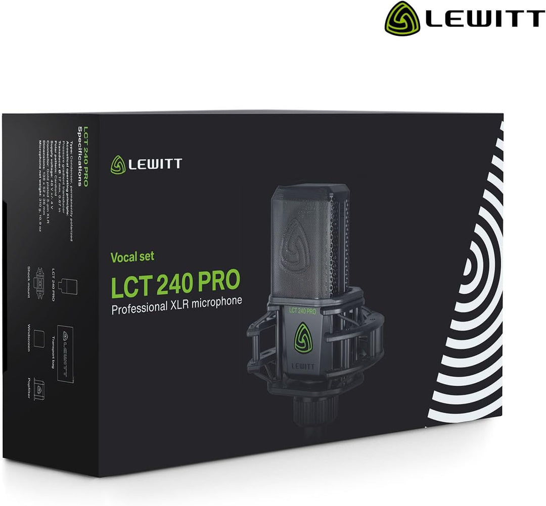 LCT 240 PRO Vocal Set - XLR-Kondensatormikrofon für Gesang, Instrumente, Podcasting & Streaming - pr