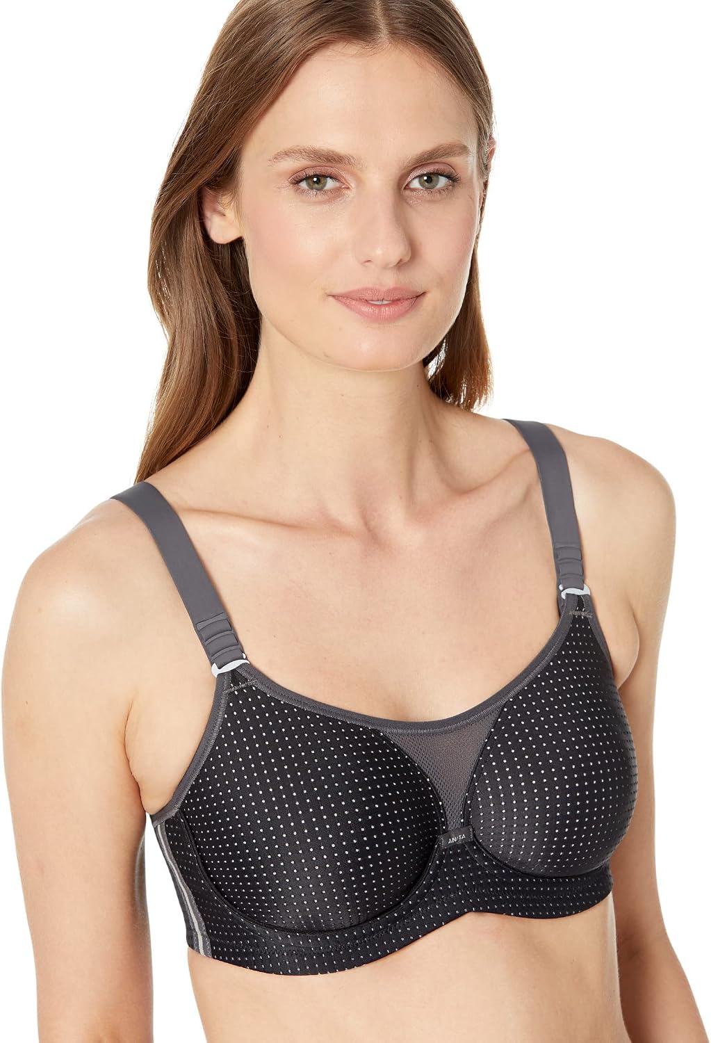 Anita - Damen Sport-BH Performance WireX - hohe Stützkraft 70F Schwarz/Anthrazit, 70F Schwarz/Anthra