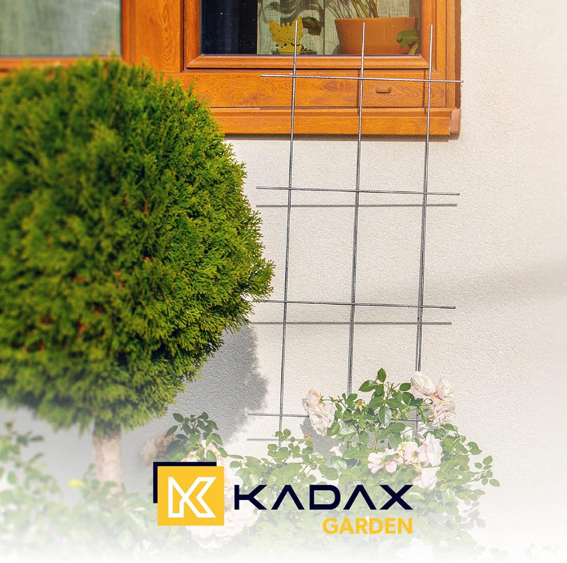 KADAX Rankgitter, Gitterspalier für Garten, Pflanzen, Balkon, Terrasse, Metall Spalier, Rankhilfe, K