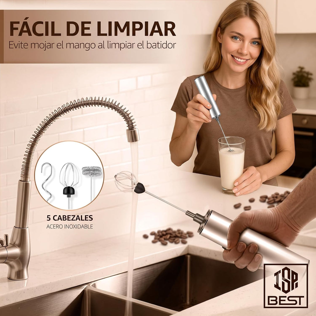 Wiederaufladbarer Milchaufschäumer 7-in-1