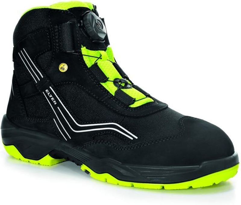 Elten Sicherheitsschnürstiefel "Ambition Boa Mid" ESD S2, Grösse 42, 76752-42 42 EU, 42 EU