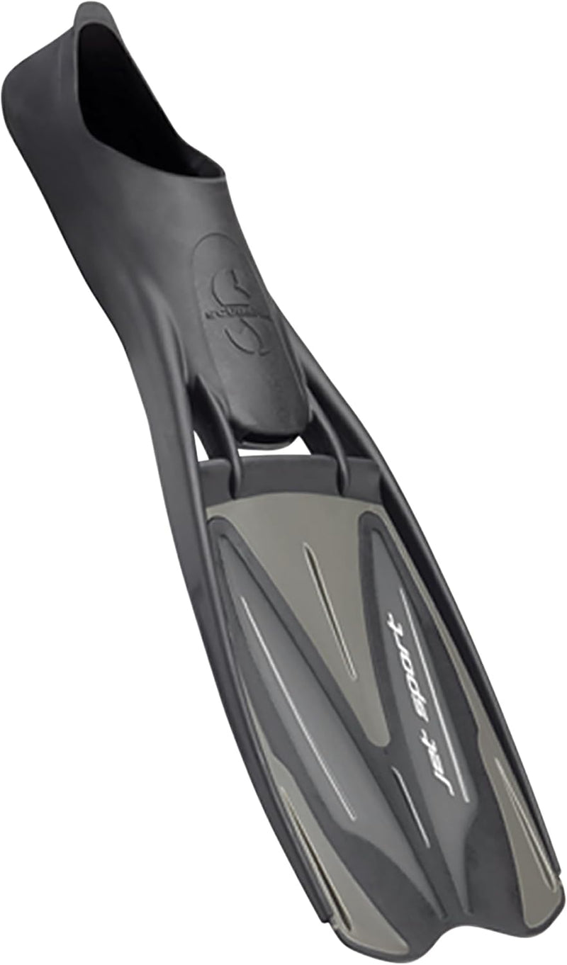 SCUBAPRO Jet Sport Fin Flossen 11/12 schwarz / grau, 11/12 schwarz / grau