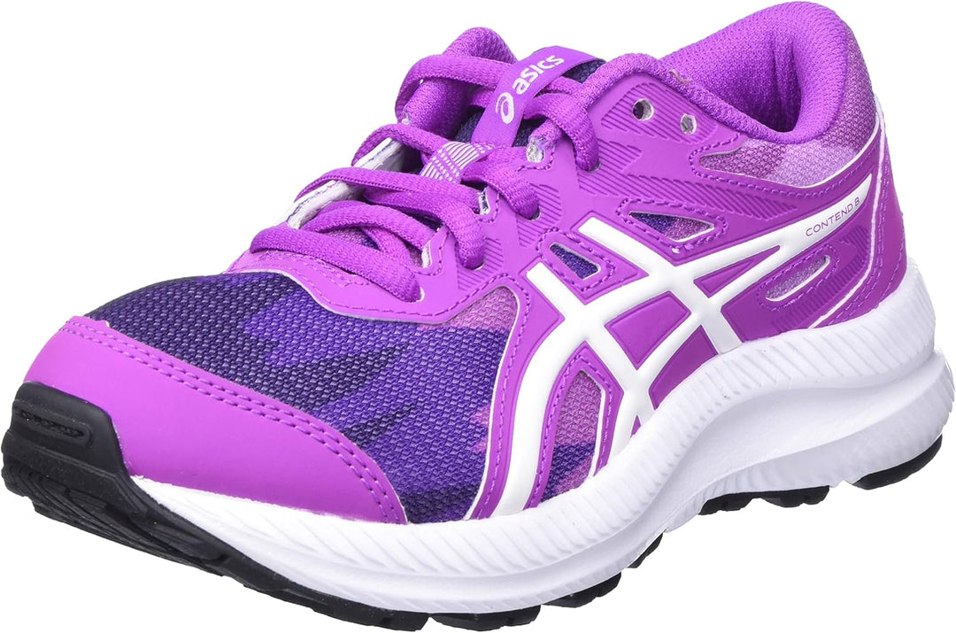 ASICS Unisex Kinder Contend 8 Print Gs Sneaker 39 EU Orchid White, 39 EU Orchid White