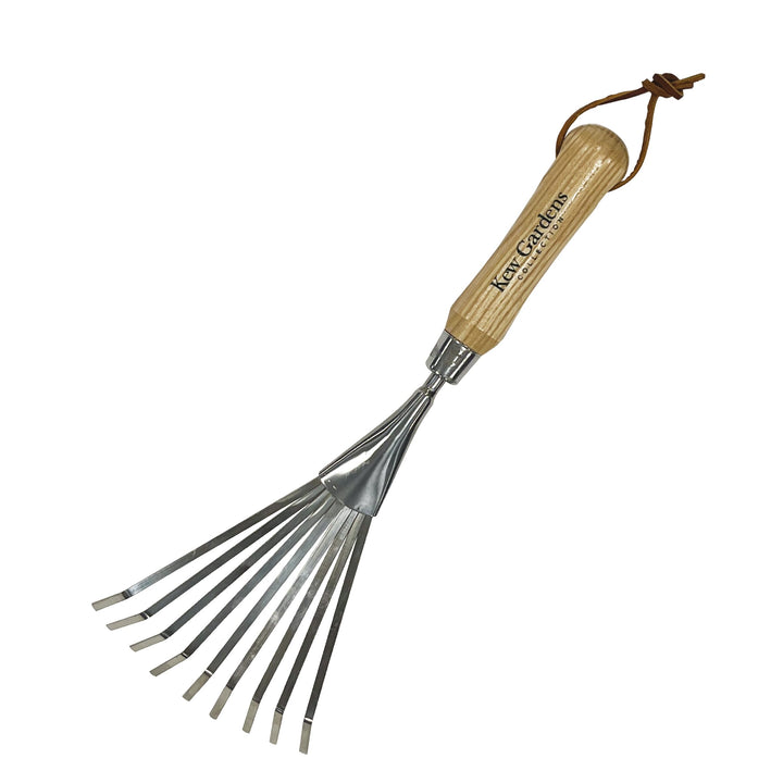 Spear & Jackson 5200KEW Kew Gardens Mini-Beetrechen – Schmaler Handrechen mit Edelstahlzinken, ideal