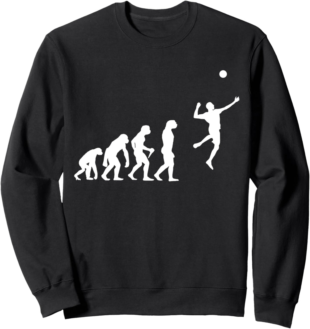 Faustball Spielen Evolution Faustball Entwicklung Geschenk Sweatshirt