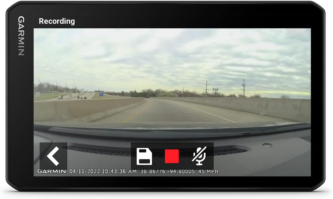 Garmin DriveCam 76 – Navigationsgerät mit integrierter Dashcam, Kollisionswarner und Spurhalteassist