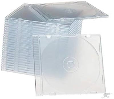 25 x Klare 8-cm-CD-Hüllen für kleine 8-cm-Discs von Dragon Trading