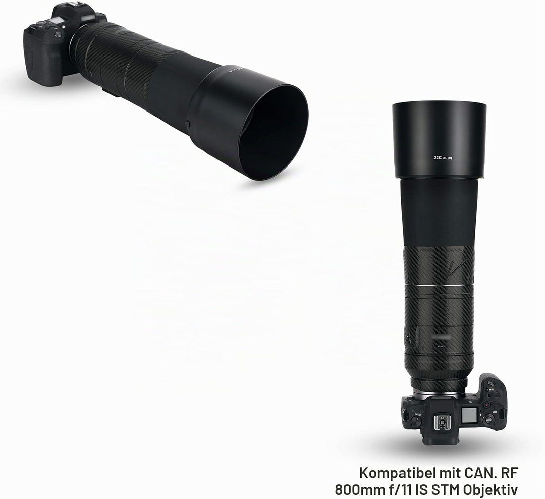 JC Bajonett-Gegenlichtblende für Canon RF 800 mm f/11 is STM &amp; Canon RF 200-800mm f/6.3-9 is USM Obj
