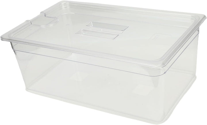 Qcwwy Weiteres Zubehör für Küchengeräte, Sous-Vide-Behälter mit Deckel, 25 Liter, für Praktisch Alle