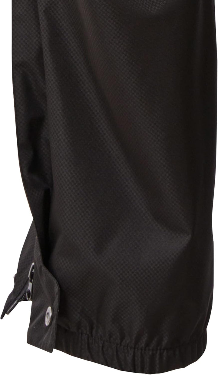 Killtec Herren Regenhose mit durchgehendem Reissverschluss, packbar Kos 20 Mn Pnts 3XL Schwarz, 3XL
