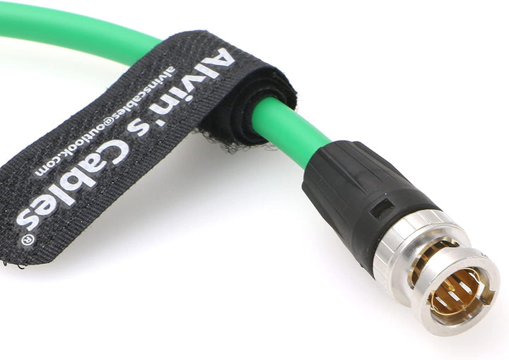 SDI-Protector-Galvanic-Isolator BNC Stecker auf Buchse Kabel für RED-Komodo 20CM Grün Alvin's Cables