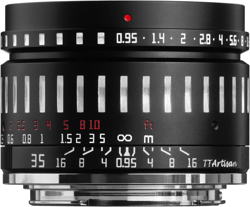 TTArtisan 35 mm F0,95 APS-C grosse Blende manueller Fokus spiegellose Kameras Objektiv für Fuji X Mo