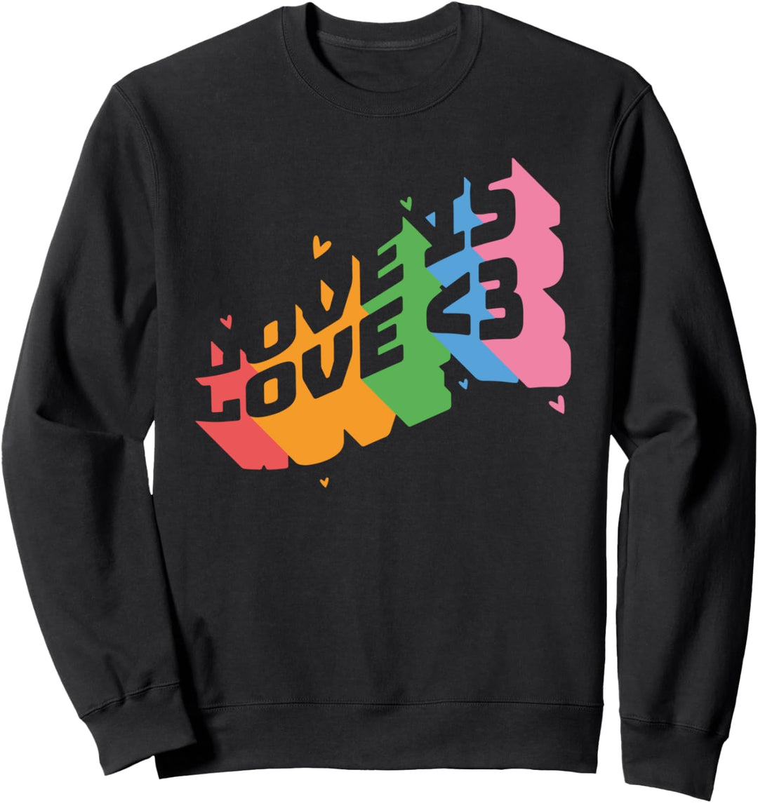 LGBTQ Love is Love Pride Gay Lesbian Straight Verbündeter Sweatshirt