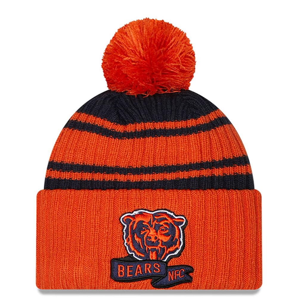 New Era NFL 2022-2023 Sideline Sport Knit Beanie American Football Mütze mit Bommel alle Teams Einhe