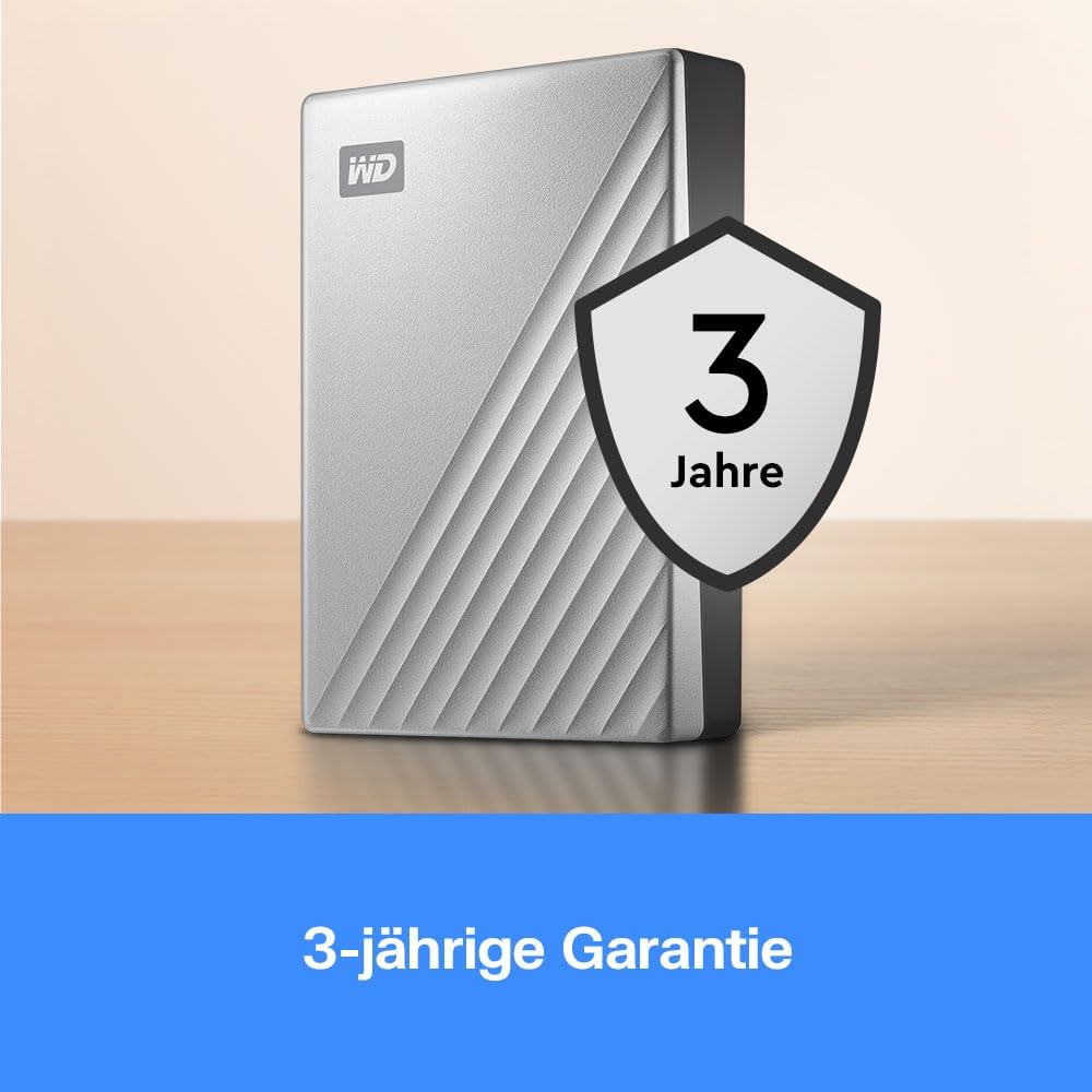 WD My Passport Ultra for Mac externe Festplatte 4 TB (mobiler Speicher, herunterladbare Software, Pa