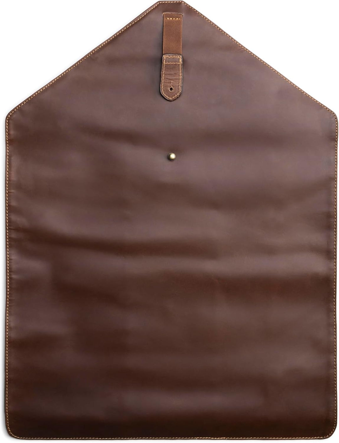 Angus Stoke Messertasche XXL für Kochmesser aus Büffelleder | 14-Fächer Leder-Messerrolltasche gross