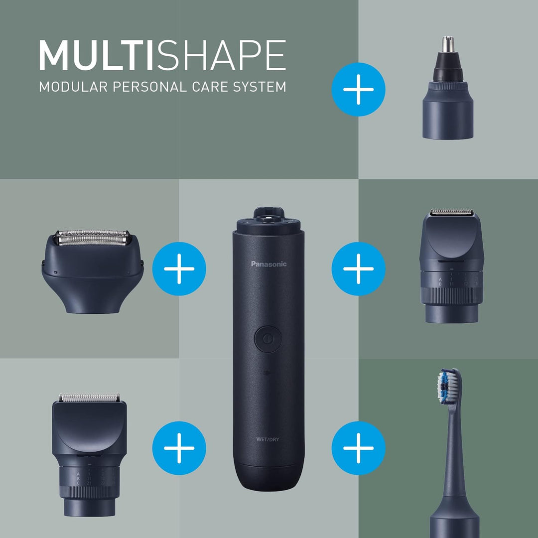 Panasonic MULTISHAPE modulares Körperpflege-System, Bart-/Haartrimmer, Bart-/Haar-/Körpertrimmer, 3-