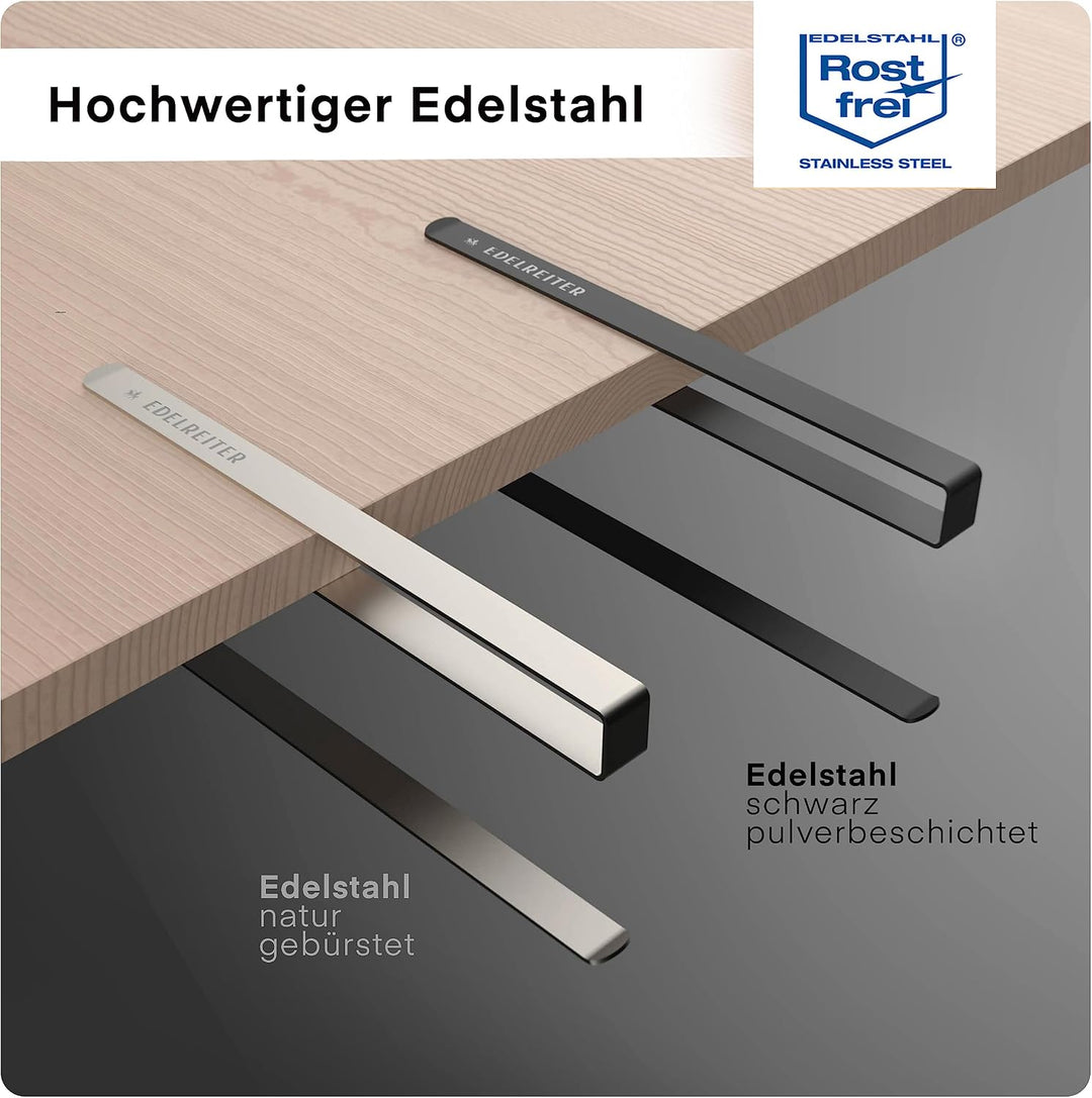 EDELREITER® Küchenrollenhalter ohne Bohren | hochwertiger Küchenrollenhalter Edelstahl | Halter Küch