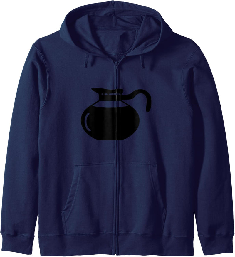 Kanne Kaffee Kapuzenjacke