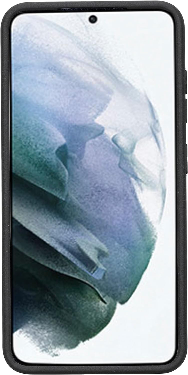 Solo Pelle Lederhülle für das Samsung Galaxy S23 Hülle aus echtem Leder, Model: Stanford (Cognac Bra