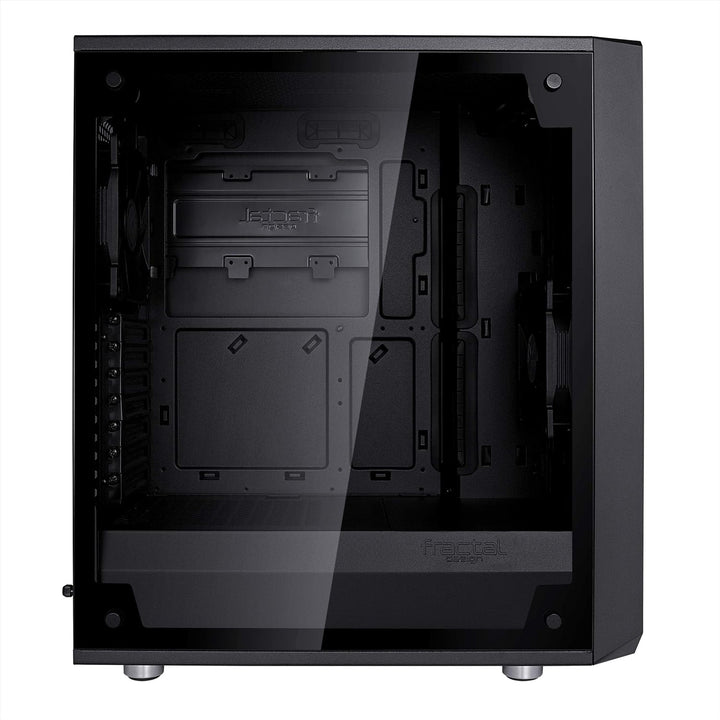 Fractal Design Meshify C Tempered Glass schwarz - Gehäuse - ATX, FD-CA-MESH-C-BKO-TG Black Dark Tint