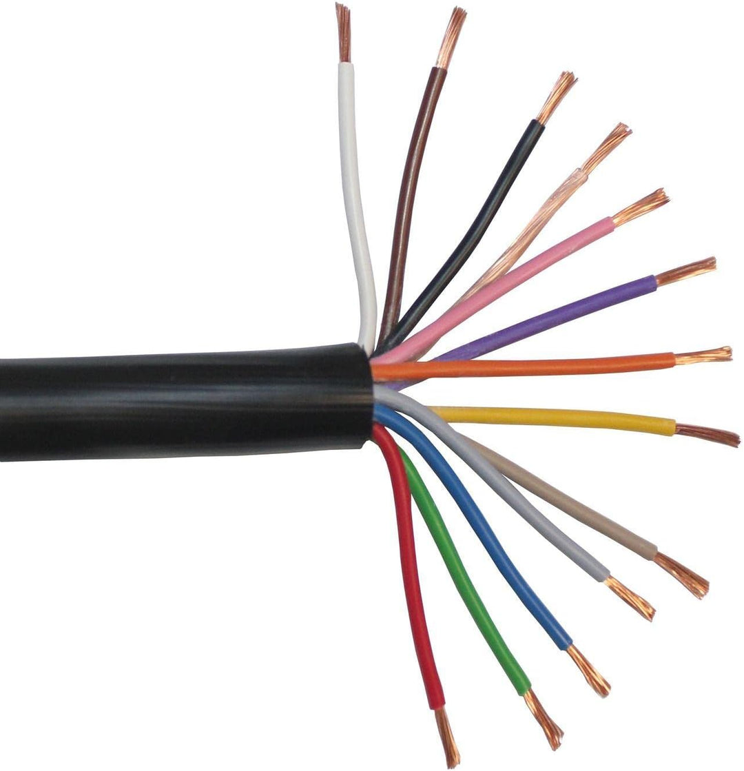 Lumonic 20m FLRYY Fahrzeugkabel 13 adrig I Fahrzeugleitung mit Kabelquerschnitt 13x 1,5mm² I Kabel A