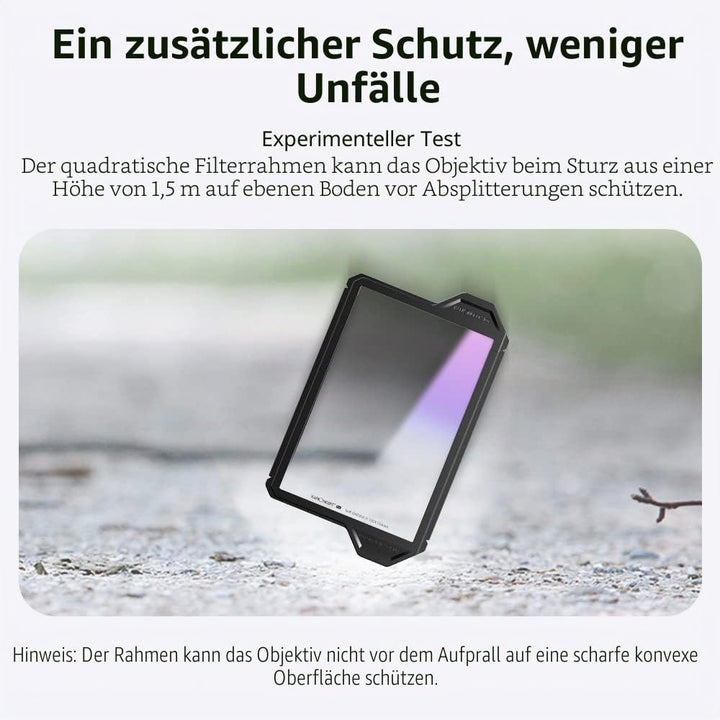K&amp;F Concept Nano X-PRO Filterschutzrahmen Filterzubehör für 100 * 150mm Rechteckfilter(2 Stück) 100x