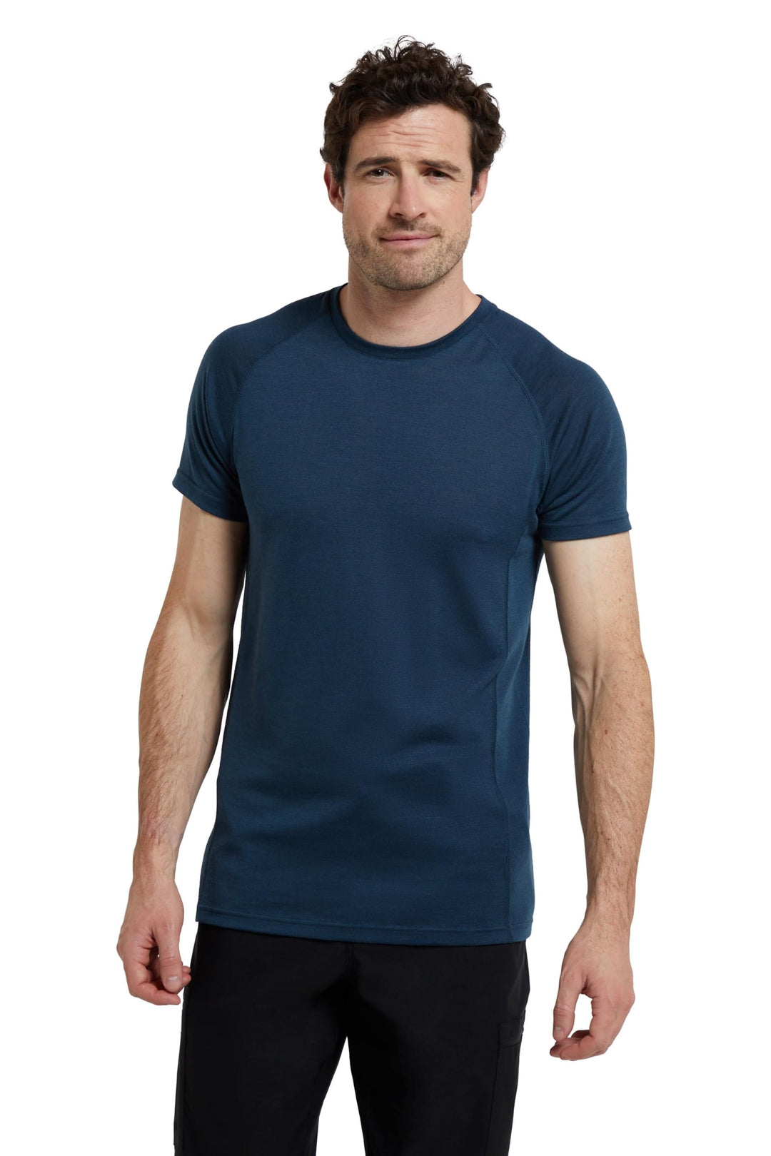 Mountain Warehouse Summit Merino Herren T-Shirt Unterhemd Thermounterwäsche Funktionsunterwäsche Ski