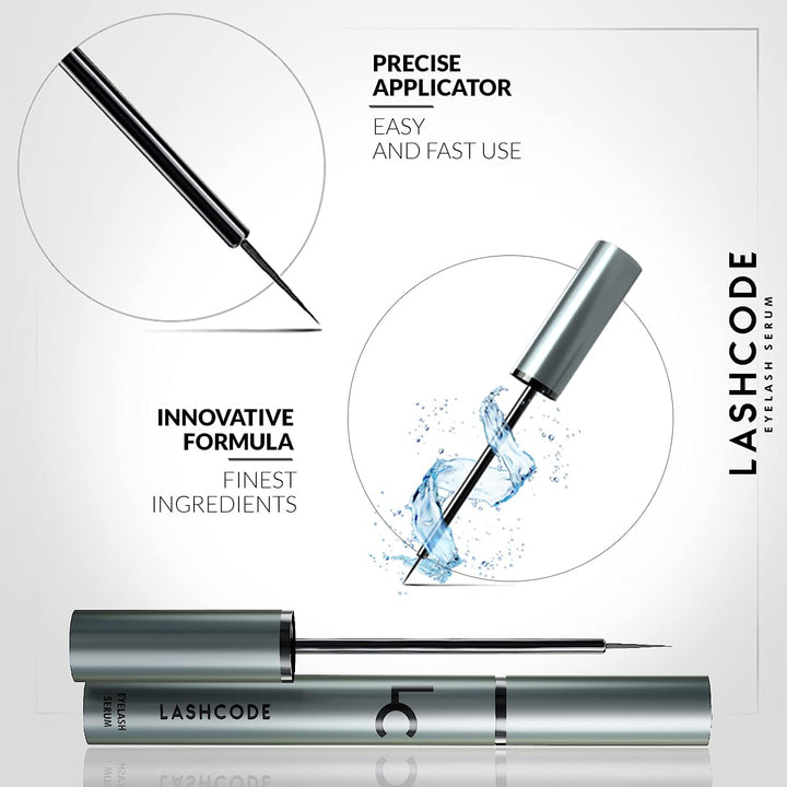 Wimpernserum Lashcode Eyelash Serum 5ml - wachstumsförderndes Serum für Wimpern