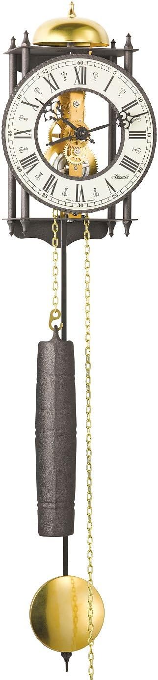 Mechanische Skelettuhr mit Metallräderwerk Hermle