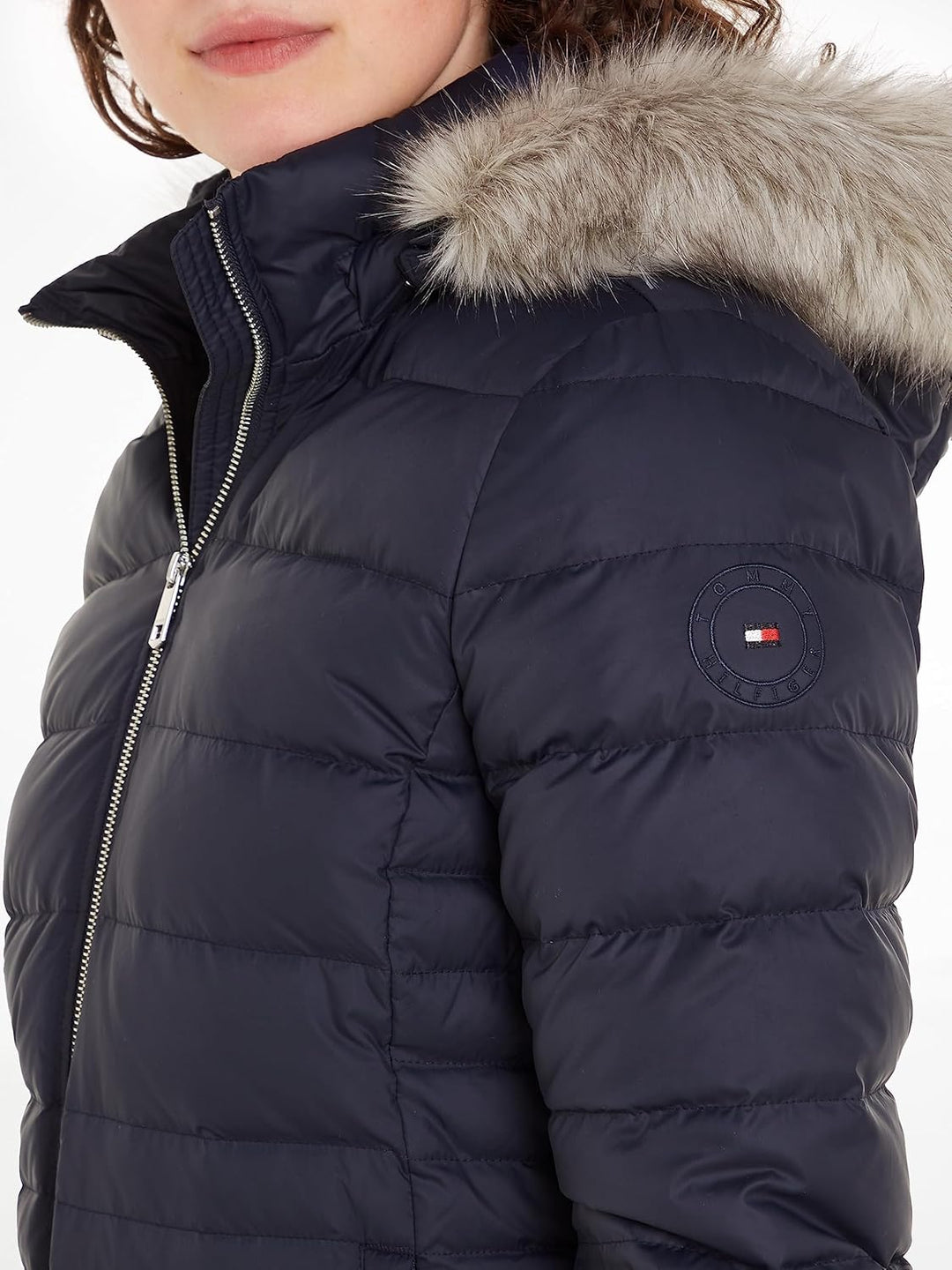 Tommy Hilfiger Damen Daunenjacken XXS Blau (Desert Sky), XXS Blau (Desert Sky)