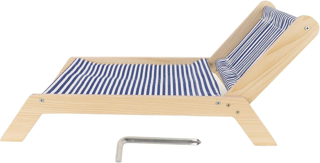 Qcwwy Katzen-HäNgematte, Katzenschaukel aus Holz, Anti-Shake-Katzen-HäNgematte, Einfache Installatio