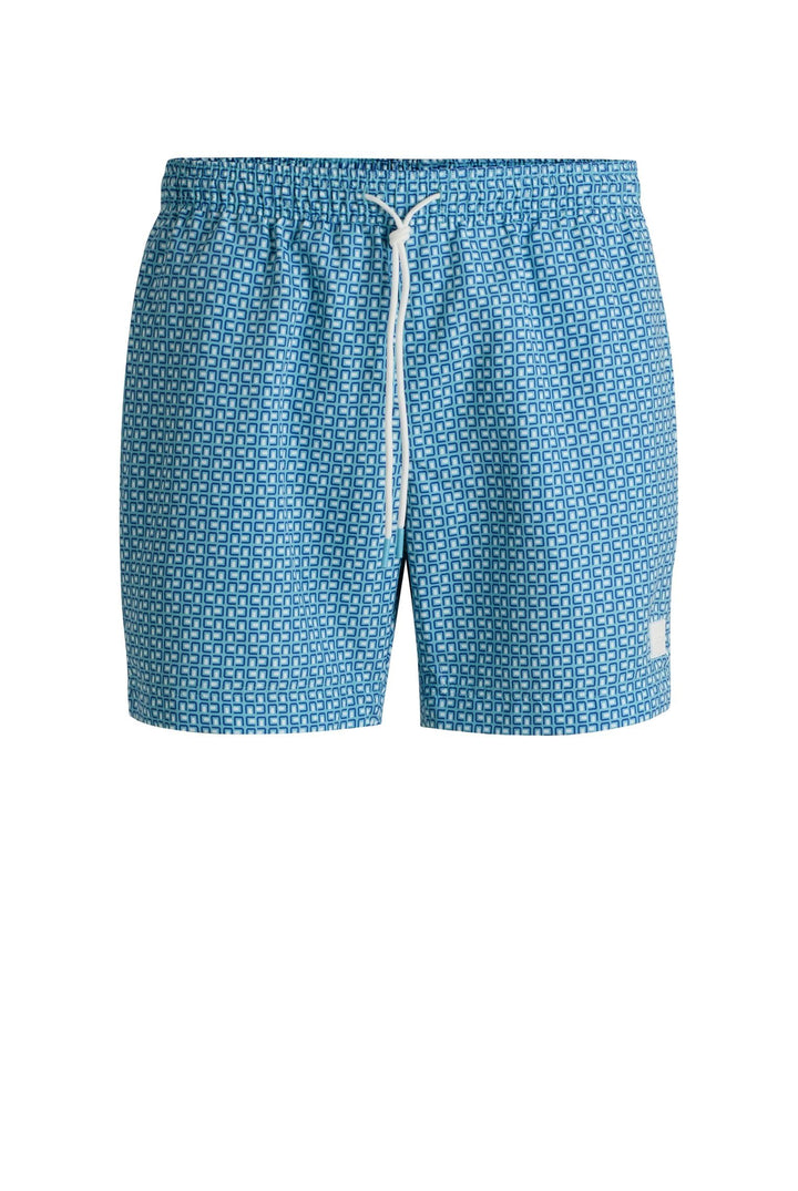 BOSS Herren Vibe Swim Short S Hellblau455, S Hellblau455